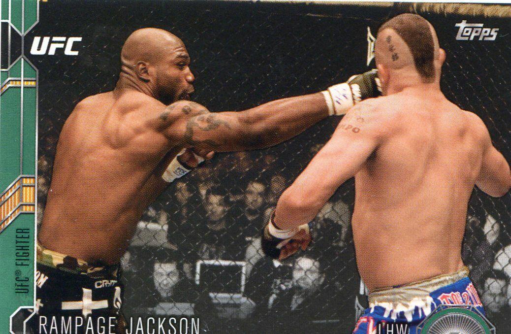 Quinton Jackson 2015 Topps UFC Chronicles Base #41 Green