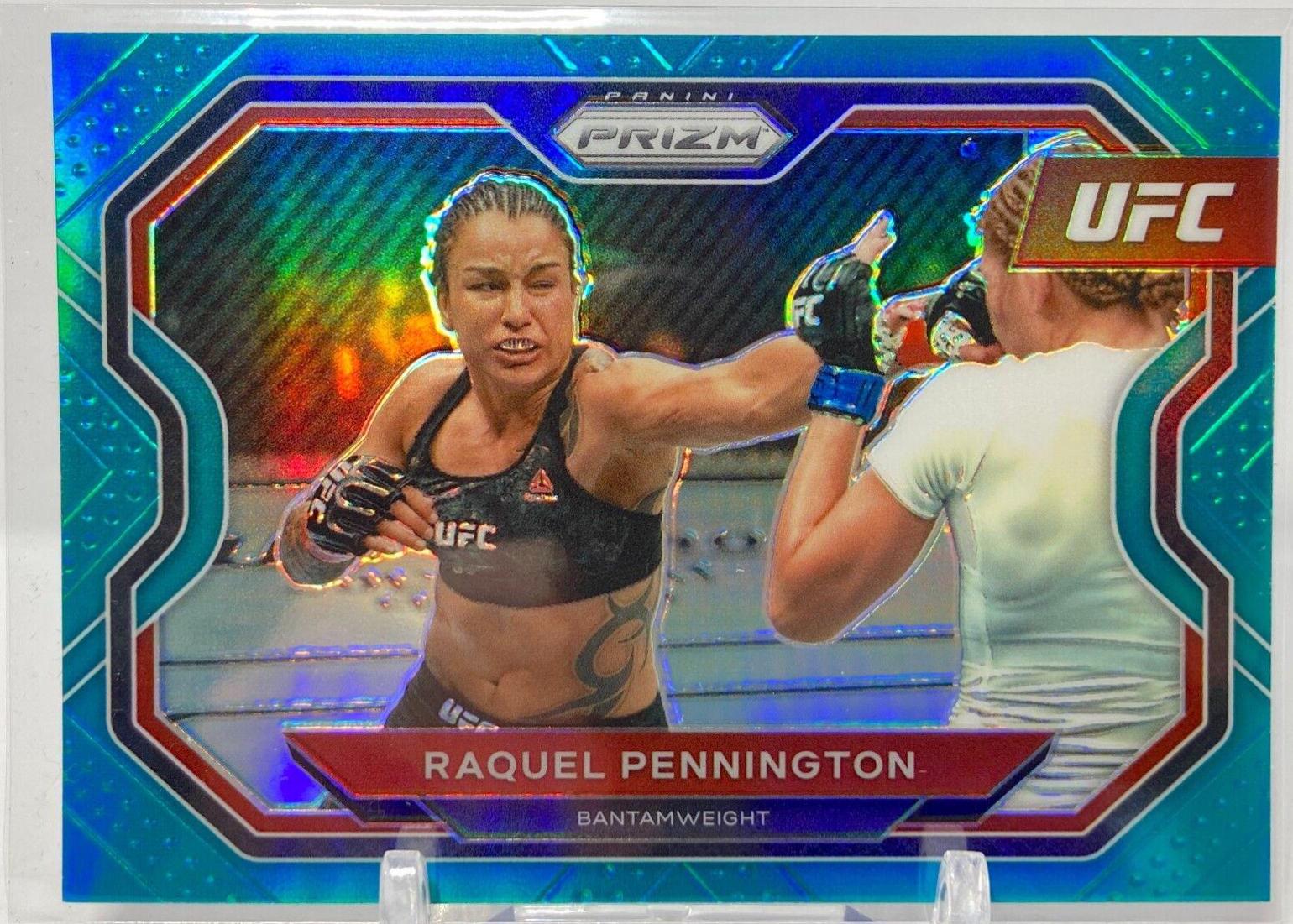 Raquel Pennington 2021 Panini Prizm UFC Base #185 Teal