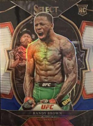 Randy Brown 2023 Panini Select UFC Concourse #81 Black Blue