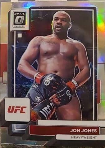 Jon Jones 2023 Panini Donruss Optic UFC Base #85 Holo