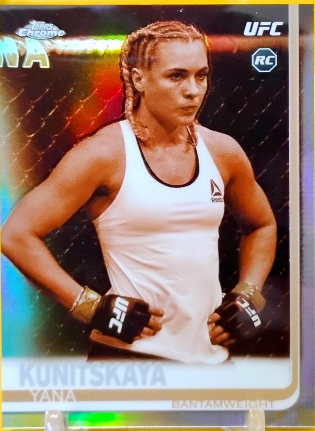 Yana Santos 2019 Topps Chrome UFC Base #39 Sepia