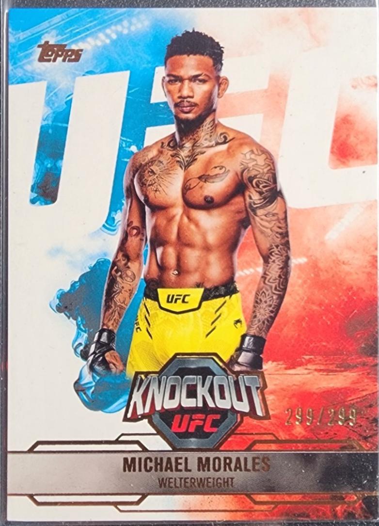 Michael Morales 2025 Topps Knockout UFC Base #15 Bronze