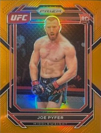 Joe Pyfer 2023 Panini Prizm UFC Base #159 Orange