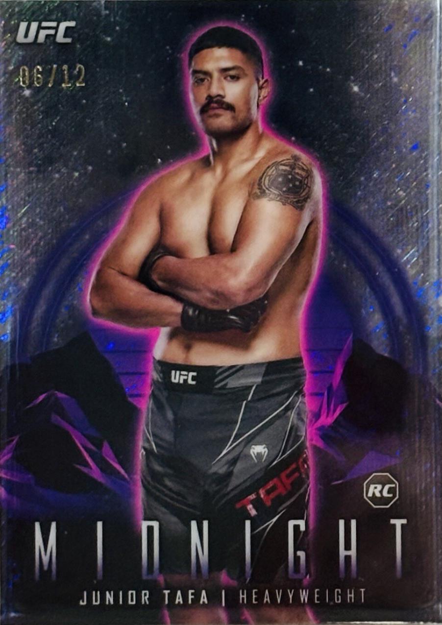 Junior Tafa 2024 Topps Midnight UFC Base #84 Midnight