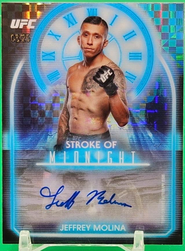 Jeff Molina 2025 Topps Midnight UFC Stroke of Midnight Autographs #SMA-JA Moonrise