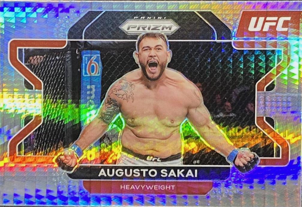 Augusto Sakai 2022 Panini Prizm UFC Base #7 Hyper