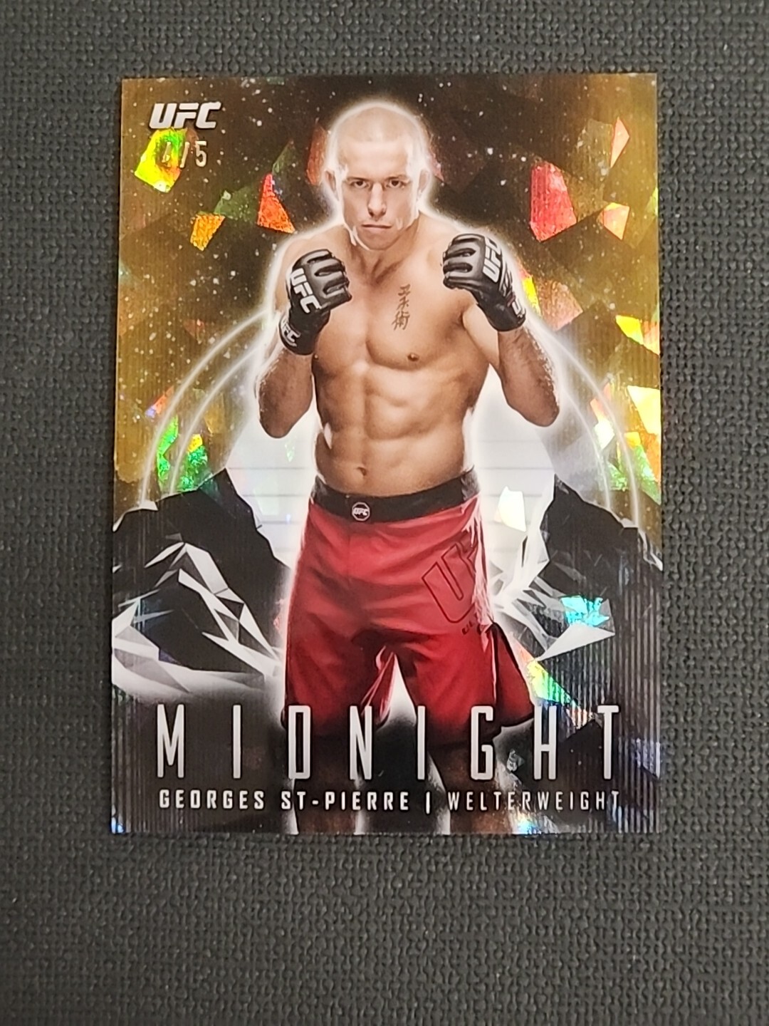 Georges St-Pierre 2024 Topps Midnight UFC Base #75 Daybreak